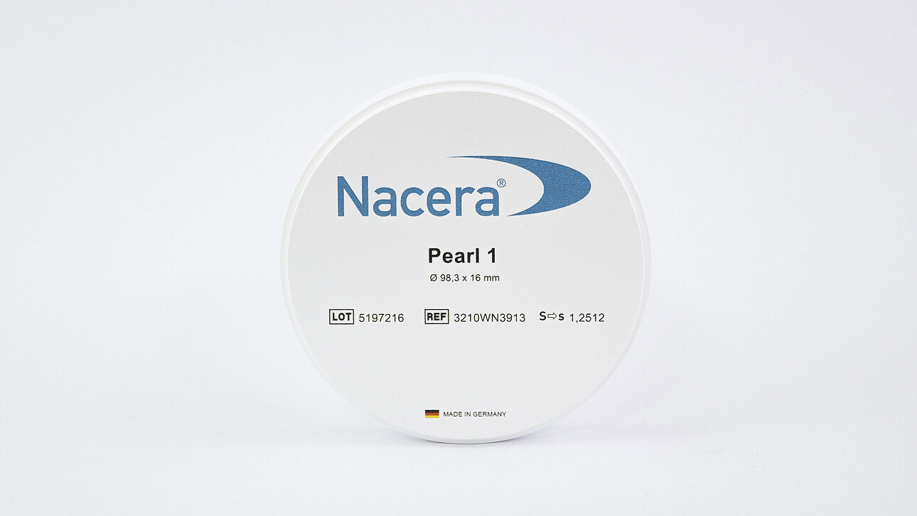 NACERA - Pearl 1 3Y-TZP High-Translucent - White