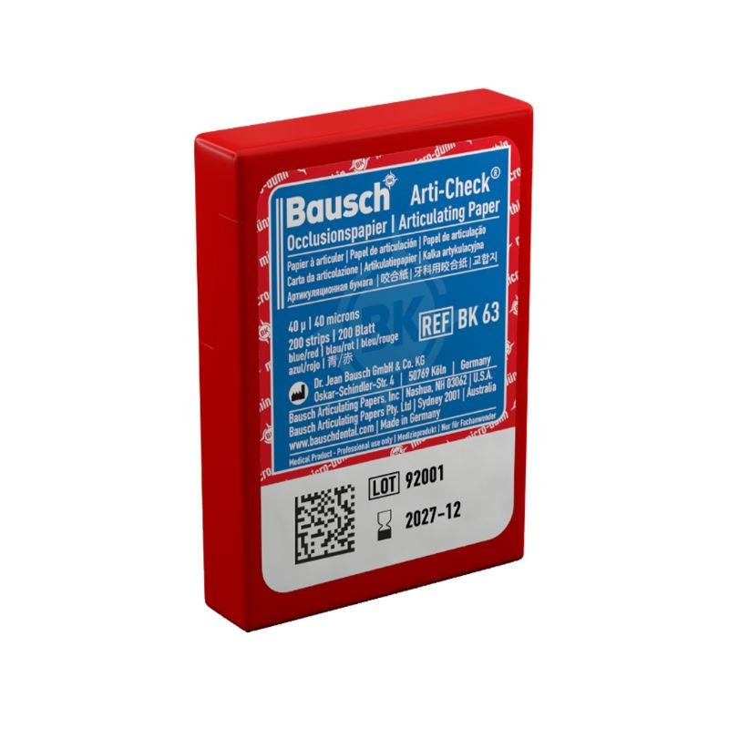 BAUSCH - Dual Color Arti-Check Micro-Thin 40μ Articulating Paper