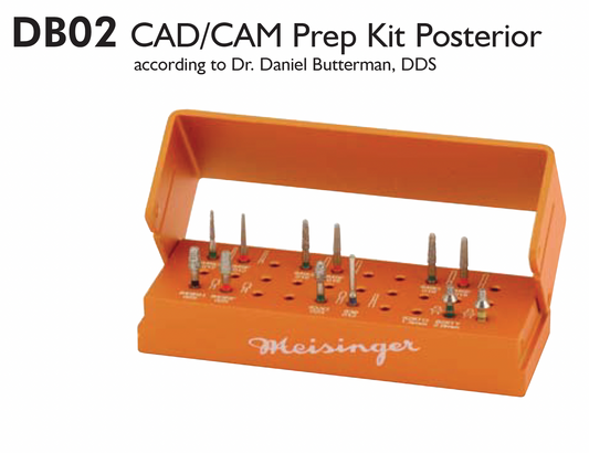 MEISINGER - DB02 CAD/CAM Prep Kit Posterior&nbsp;