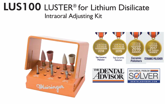 MEISINGER - LUS 100 LUSTER for Lithium Disilicate Intraoral Adjusting Kit