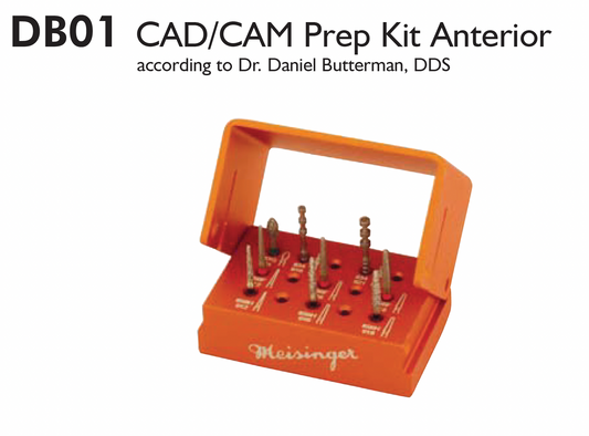 MEISINGER - DB01 CAD/CAM Prep Kit Anterior