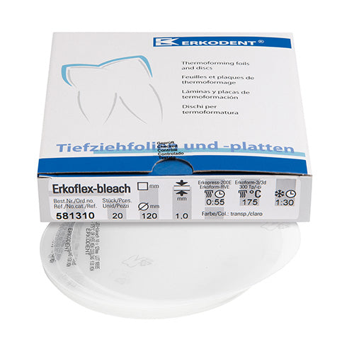 ERKODENT - Erkoflex Bleach, Thermoforming material for bleaching trays
