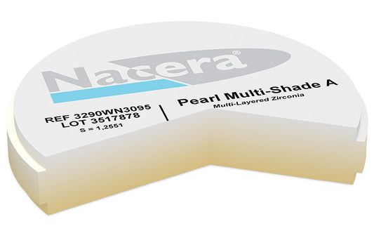 NACERA - Pearl Multi-Shade 3Y-TZP High-Translucent - Multilayered