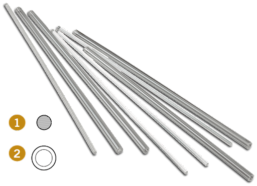 BEGO - Plastic Sticks and Plastic Hollow Sticks