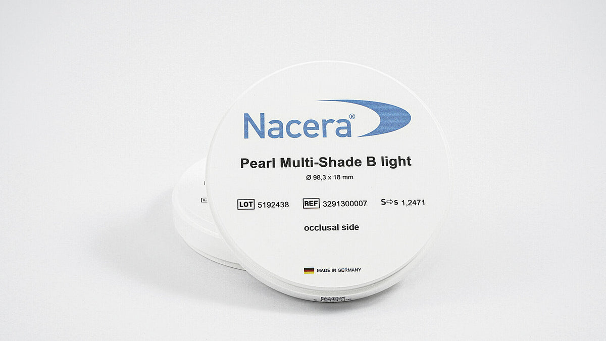 Nacera Shell NACERA - Pearl Multi-Shade 3Y-TZP High-Translucent - Multilayered ...