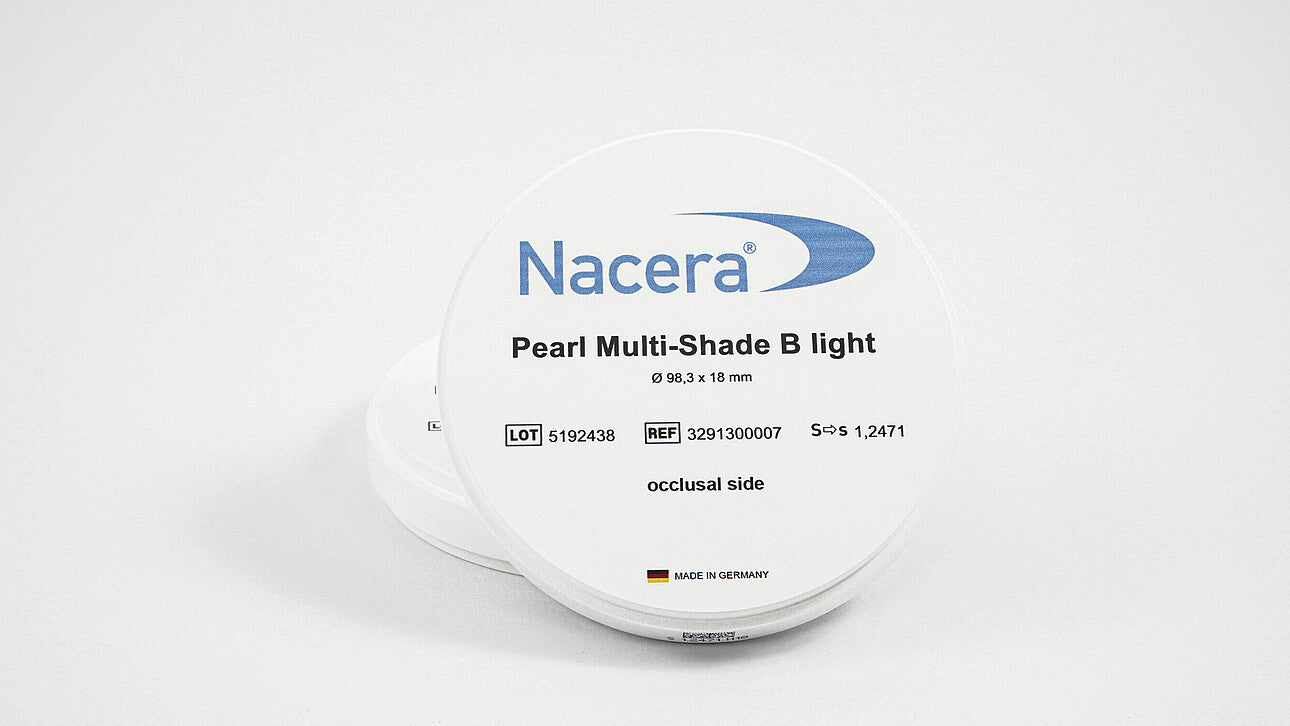 NACERA - Pearl Multi-Shade 3Y-TZP High-Translucent - Multilayered