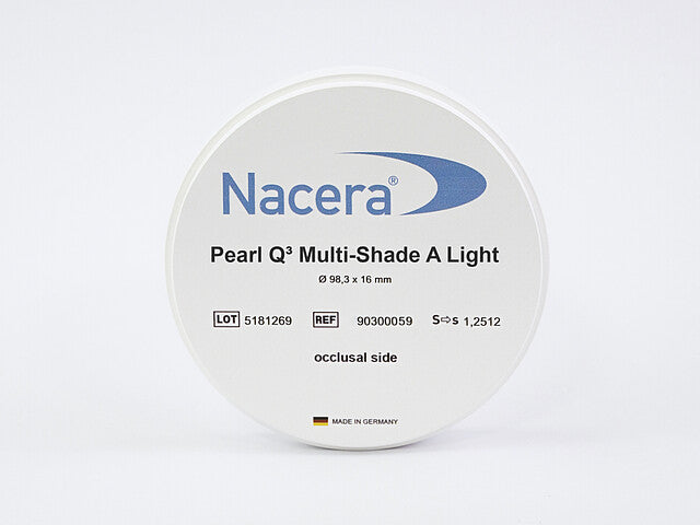 NACERA - Pearl Q3 Multi-Shade 6Y-PSZ Ultra High Translucent - Multilayered