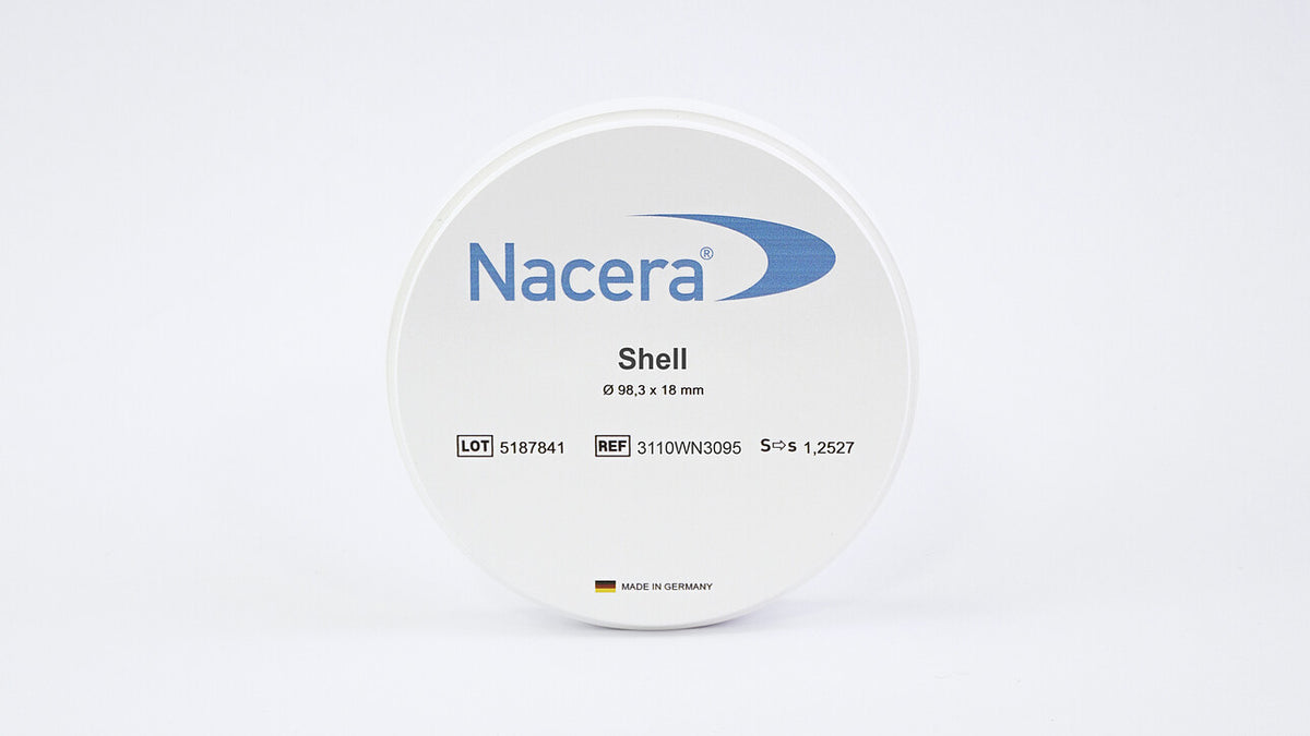 Nacera Shell NACERA - Shell 1 3Y-TZP-A Semi-Translucent - White – Medes (M) Sdn Bhd