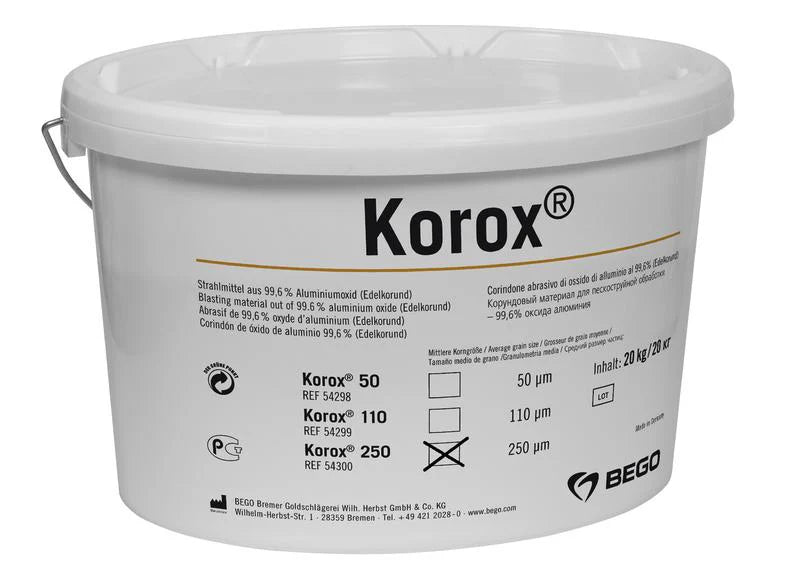 BEGO - KOROX Aluminium oxide blasting material
